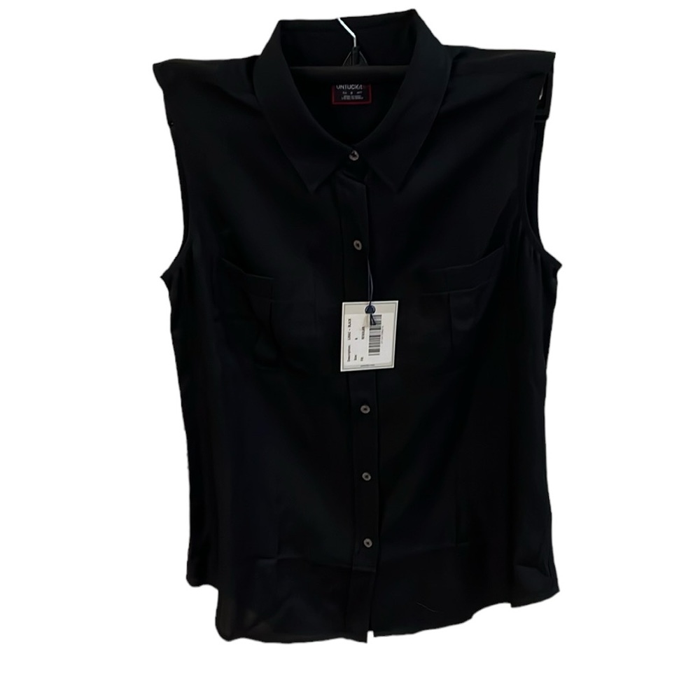 NWT Untuckit sleeveless silk top